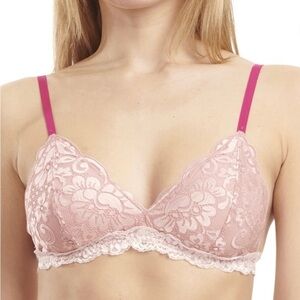 Color Pop Triangle Lace Bralette